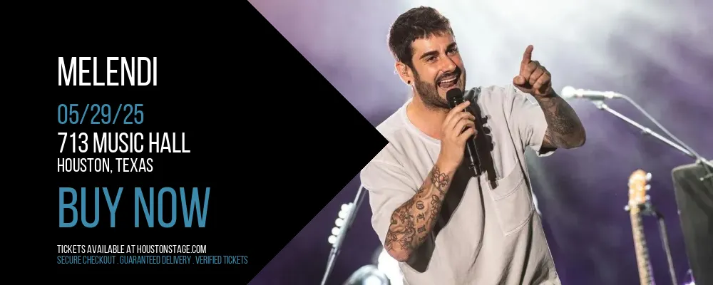 Melendi at 713 Music Hall